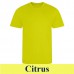 JC001 COOL T - Unisex környakú póló szublimáláshoz citrus
